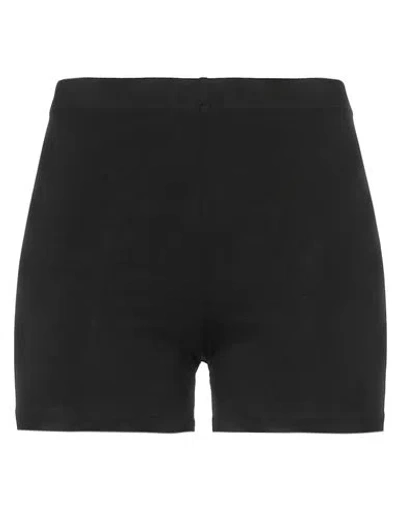 Rick Owens Lilies Woman Shorts & Bermuda Shorts Black Size 6 Viscose, Polyamide, Elastane