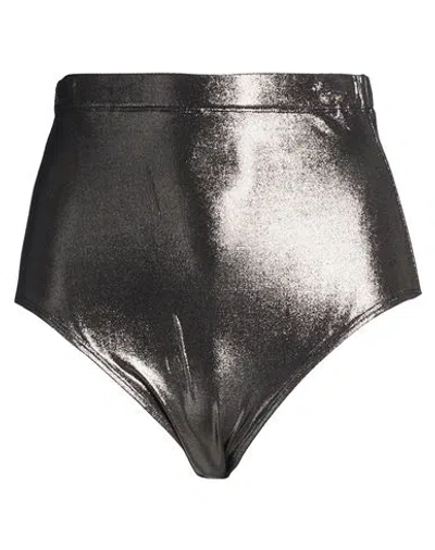 Rick Owens Lilies Woman Shorts & Bermuda Shorts Gunmetal Size 4 Viscose, Elastane In Gray