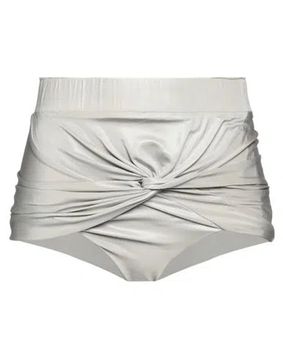 Rick Owens Lilies Woman Shorts & Bermuda Shorts Light Grey Size 4 Viscose, Elastane