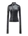 Rick Owens Lilies Woman Sweatshirt Lead Size 2 Viscose, Polyamide In Black