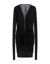 Rick Owens Lilies Woman T-shirt Black Size 4 Viscose, Cotton, Polyamide In Black
