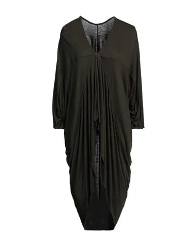 Rick Owens Lilies Woman T-shirt Dark Brown Size 4 Viscose In Brown