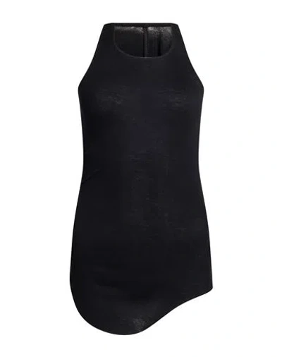 Rick Owens Lilies Woman Tank Top Black Size 4 Viscose, Polyamide, Elastane