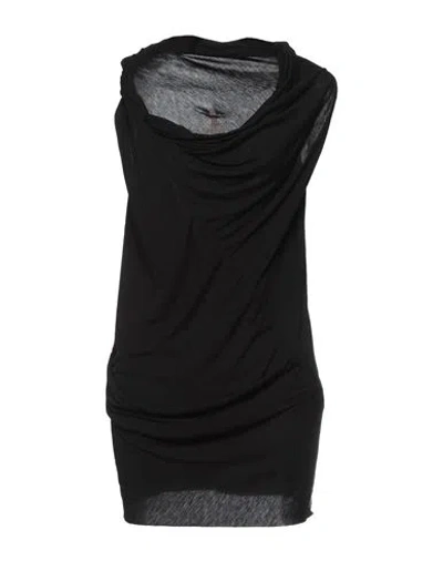 Rick Owens Lilies Woman Top Black Size 4 Viscose, Cotton, Polyamide
