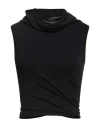Rick Owens Lilies Woman Top Black Size 6 Viscose