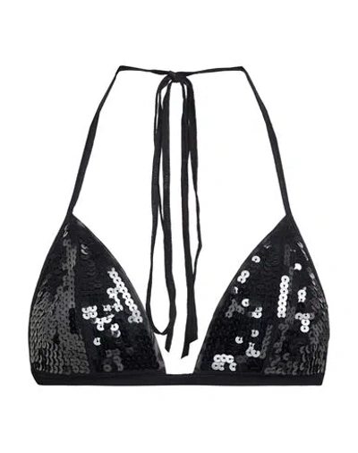 Rick Owens Lilies Woman Top Black Size 6 Polyamide, Recycled Elastane