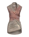 Rick Owens Lilies Woman Top Bronze Size 6 Viscose, Elastane