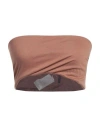 Rick Owens Lilies Woman Top Light Brown Size 4 Viscose In Beige