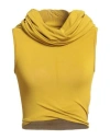 Rick Owens Lilies Woman Top Mustard Size 4 Viscose In Yellow