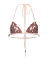 Rick Owens Lilies Woman Top Pink Size 2 Polyamide, Recycled Elastane