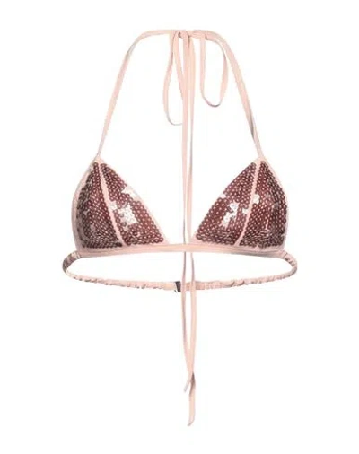 Rick Owens Lilies Woman Top Pink Size 2 Polyamide, Recycled Elastane