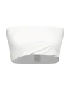 Rick Owens Lilies Woman Top White Size 4 Viscose