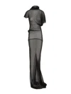 Rick Owens Lilith Long Gown In Black