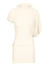Rick Owens Lilith Top In Crepe Tops White In White