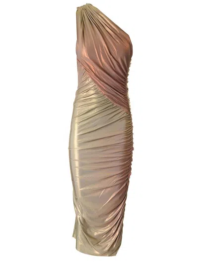 Rick Owens Lillies Viscose Midi Dress Dresses White