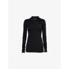 Rick Owens Lillies Womens Black Kairo Long-sleeve Jersey Top In Black