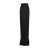 Rick Owens Linen Maxi Skirt With Tailored Waistband