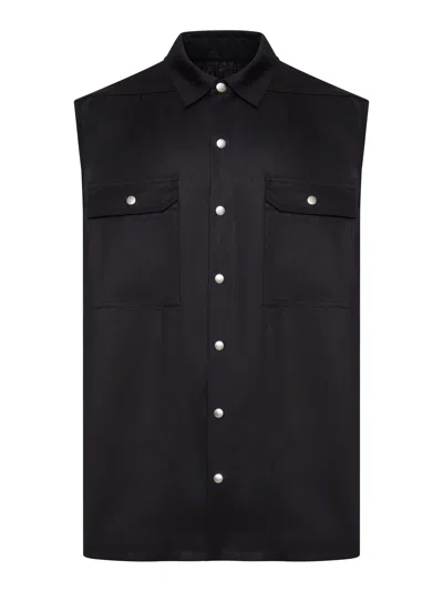 RICK OWENS LINEN VEST