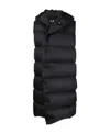 Rick Owens Liner Sleeveless Puffer Jacket In Black