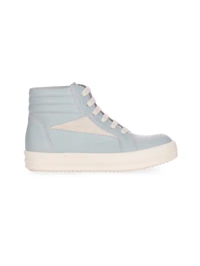 Rick Owens Little Boy's & Boy's Vintage Leather High-top Sneakers In Blue
