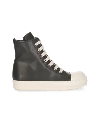Rick Owens Little Kid's & Kid's Leather High-top Sneakers In Green