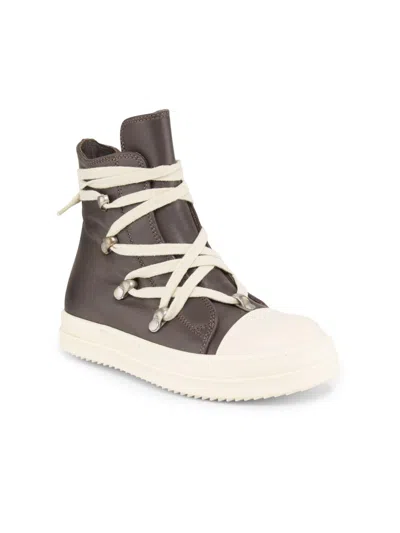 Rick Owens Babies' Little Kid's Hexalace Leather Sneakers In Multi