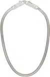 Rick Owens Lobster Buckle Opening And Closing Shoulder Straps In Gray