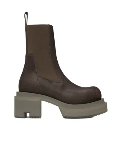 RICK OWENS LOGO BOOTS