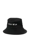 Rick Owens Logo Bucket Hat In Black