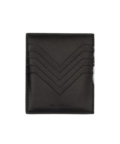 Rick Owens Logo Card Pack In Black
