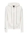 Rick Owens Jumbo Jason Cotton Hoodie In White