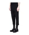 Rick Owens Logo Casual Pants In Black