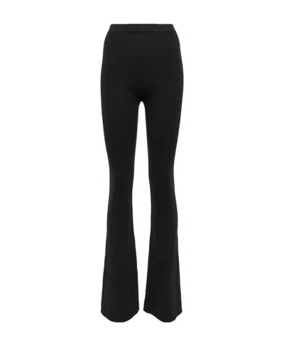 Rick Owens Logo Casual Pants In Black