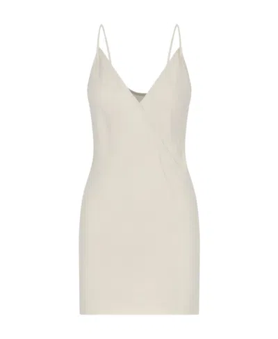 Rick Owens Logo Dress In White