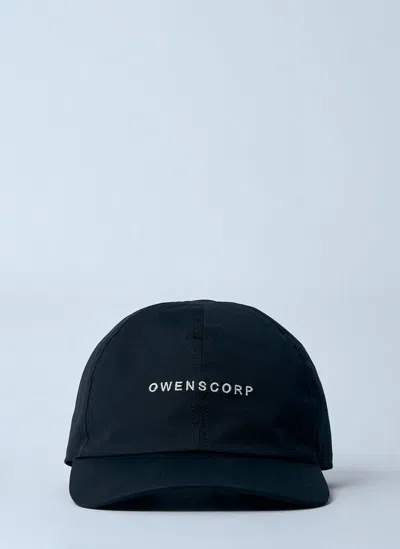 Rick Owens Logo Motif Baseball Cap In Black