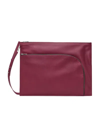 Rick Owens Logo Shoulder Bag In Red