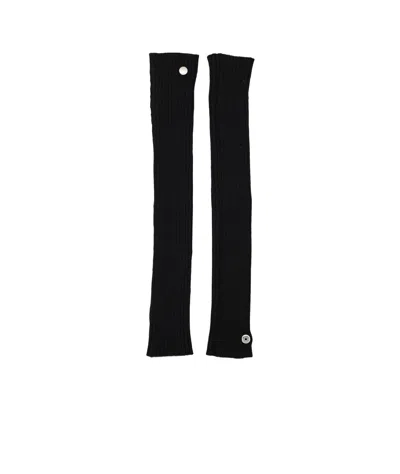 Rick Owens Logo Sleeve In Black