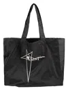 Rick Owens Logo Tote Bag In Black