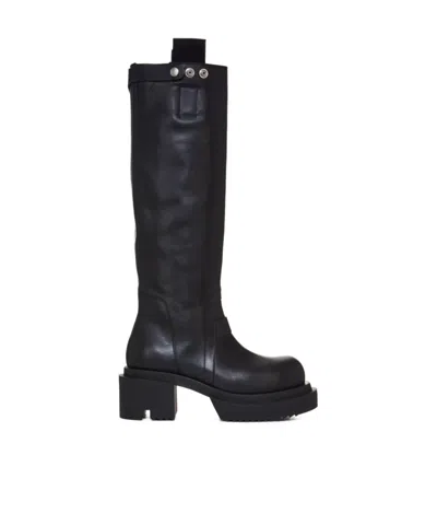 RICK OWENS LONG BOOTS