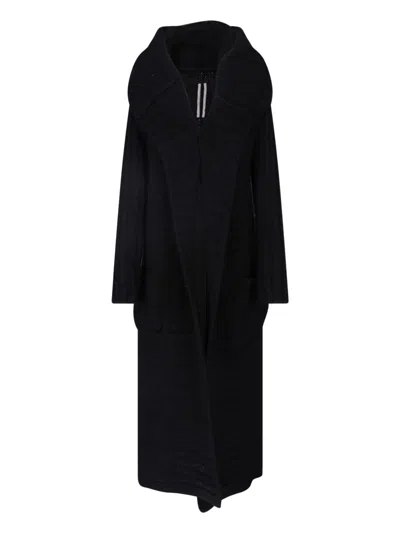 Rick Owens Long Cashmere Sweater In Black