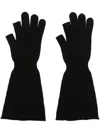 Rick Owens Black Porterville Sphinx Gloves In Black