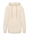 Rick Owens Long-line Cotton Hoodie In Nude