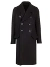 Rick Owens Officer Coat Structured Wide Lapels