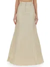 Rick Owens High-waisted Flared Hem Skirt Pockets In Neutral
