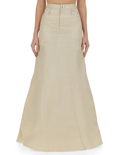 RICK OWENS LONG SKIRT