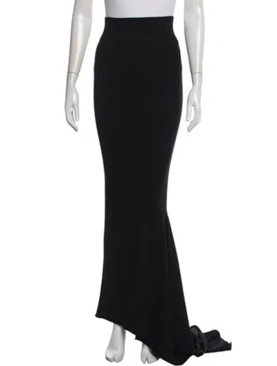 Pre-owned Rick Owens Long Skirt In Black