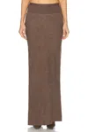 Rick Owens Wool Cloth Pencil Skirt With Flared Bottom In Fawn