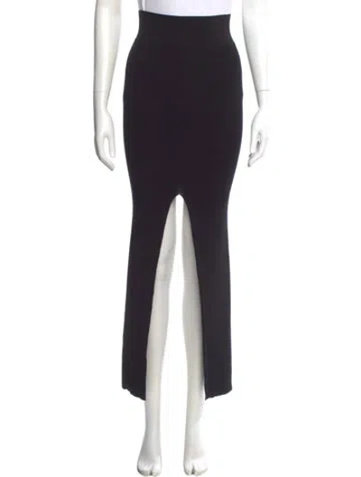 Pre-owned Rick Owens Long Skirt In Gray