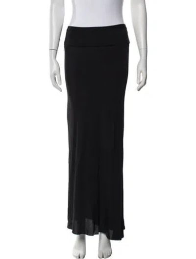 Pre-owned Rick Owens Long Skirt In Multi