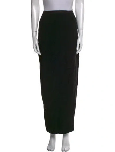 Pre-owned Rick Owens Long Skirt W/ Tags In Black